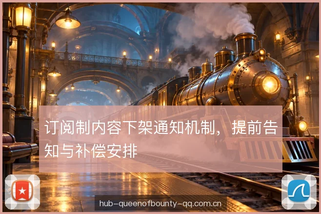 订阅制内容下架通知机制，提前告知与补偿安排